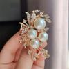 Броши из высококачественного сплава с бриллиантами и жемчугом, аксессуары для одежды, корсажи, булавки