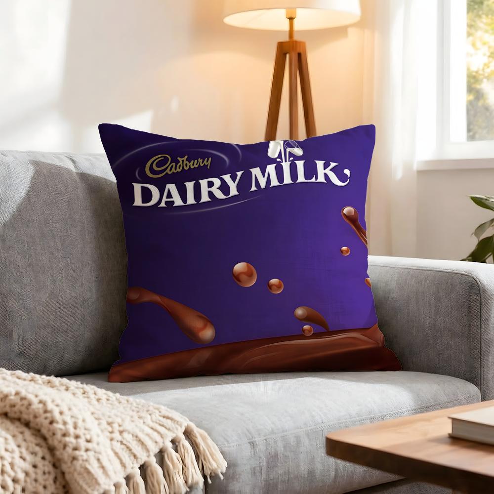 Brand Cadbury Cushion Cover 1Pcs Decorative Covers Soft Cushion Case For Sofa Couch Decor 40X40 45X45 Pillowcases