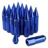 20pcs M12*1.5 Forged Lightweight Spike Nuts, Hexagonal Wheel Lug Nuts, Metal Construction, Precision Forged Nuts for Automotive Wheel Nuts