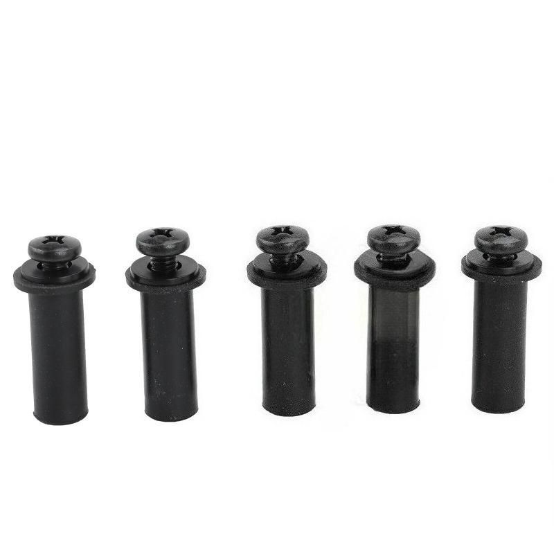 15/30pcs Black Windscreen Well Nut Bolt Screws Kit For Harley Touring Road Glide 98-22 Windshield Nut Bolt Washer Set