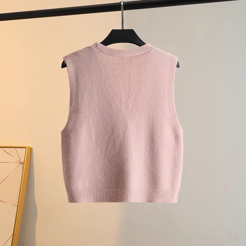 Весна и осень Вязаный жилет кардиган для женщин многослойный V-образный вырез майка приталенный свитер куртка для женщин свитер