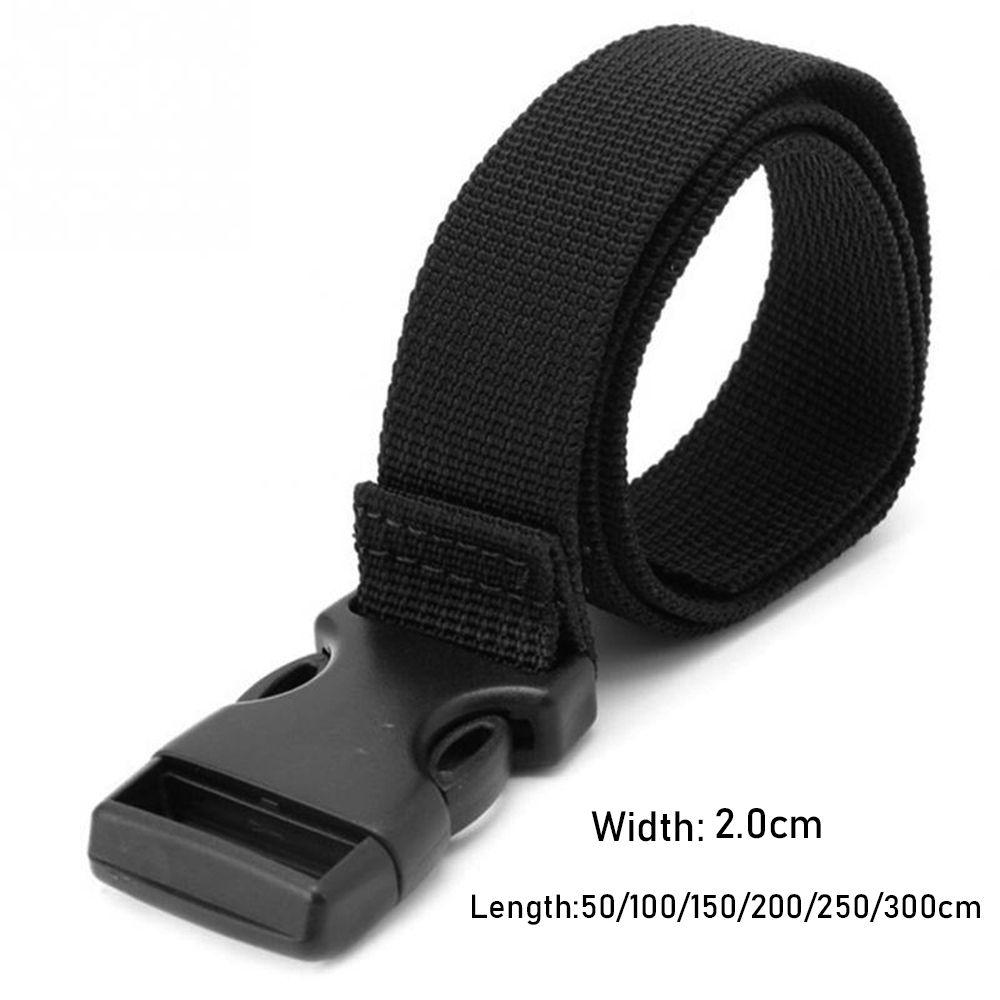 Release Buckle Outdoor Camping Tool Nylon Cargo Tie Travel Tied Kits Belt Strap Down Luggage Holder