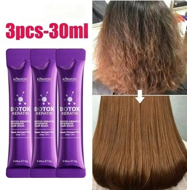 Magical Keratin Hair Mask 5 Seconds Repair Damaged Frizzy Hair Soft Smooth Shiny Nutrition Deep Moisturize Nourishing Hair Care 8.45oz less