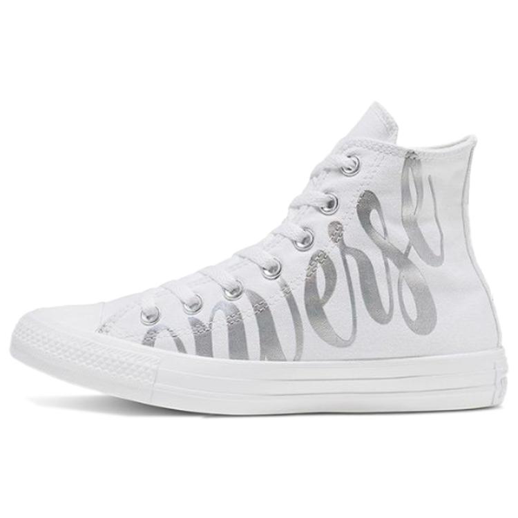 Converse Кеды Chuck Taylor All Star с радужной звездой, высокие, белые, женские 566176C
