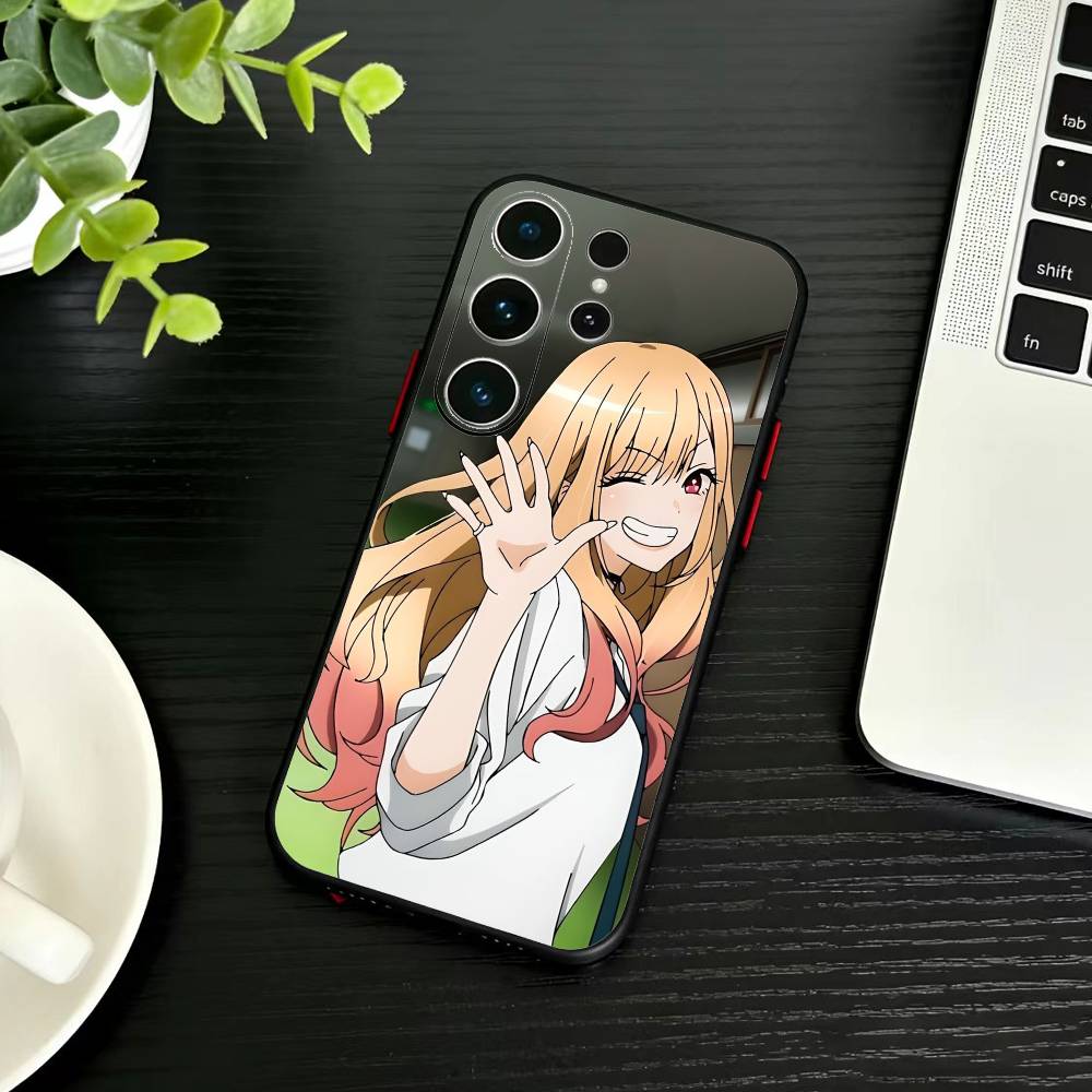 Чехол для телефона T-Darling Марин Китагава, разноцветный, серебристый, для Samsung S26, S25, S24, S23, S22, S30, S21, Ultra, Plus, FE 5G, черный, мягкий