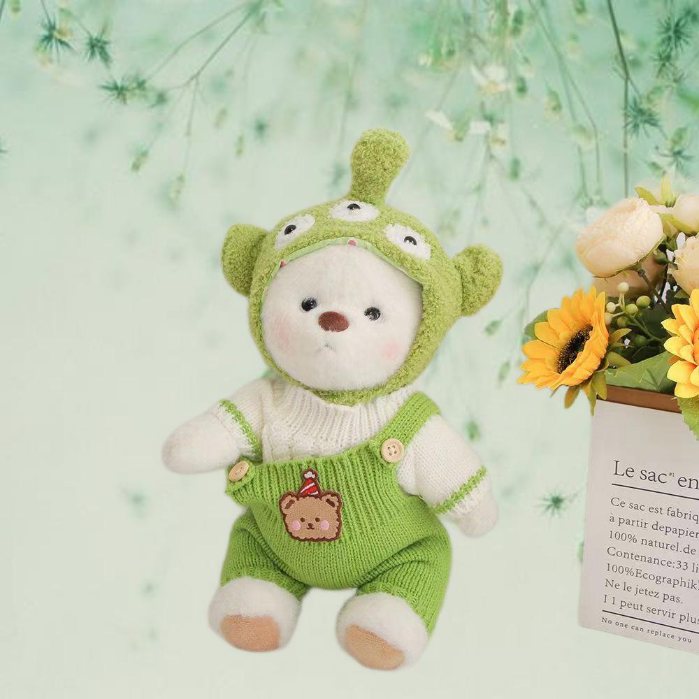 Плюшевая кукла медведь с 11 шарнирами: Трансформируемая тряпичная кукла в подарок для девочек