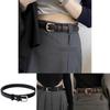 Chic Pu Material Women's Retro Aged Look Belt Ideal For Summer Casual Wear Denim