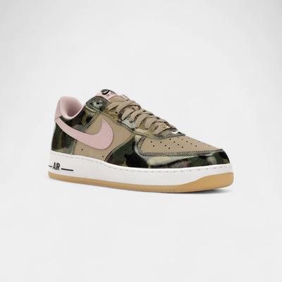 Air Force 1 Low '07 LV8 Патентный Камуфляж Розовый