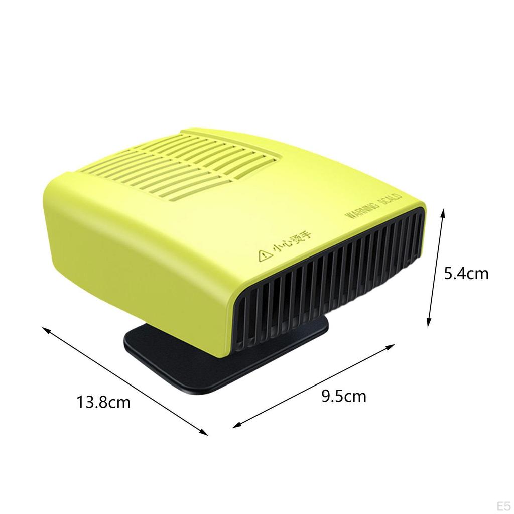 12 Автомобильный вентилятор, обогреватель лобового стекла, вращающаяся на 360° база, 1 м, для экономии места зимой