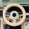 38CM Winter Car Steering Wheel Covers Plush Warm Lint Fashion Cute Product Interior Accessories for Woman Girls Female Driver