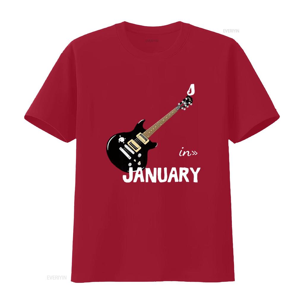 Rock Stars Are Born in January n Roll Birthday s T Shirt Black 2XL vintage Washed Unisex Soft Casual Comfortable