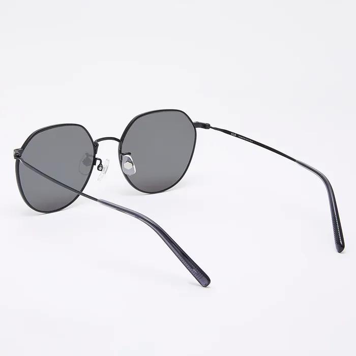 [Air Titanium] AL2501 0909M Air Titanium Панто Черные Солнцезащитные Очки