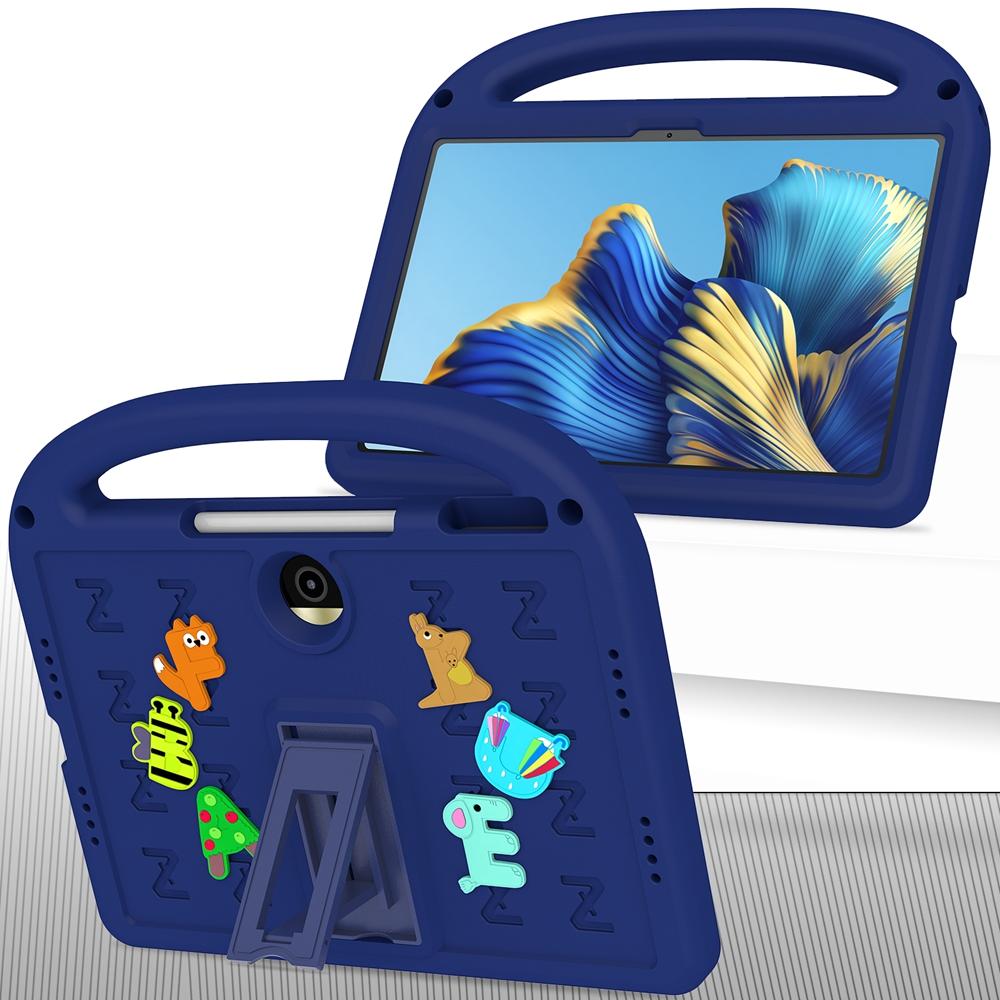 Чехол Honor Pad 9 2024 12,1 дюйма HEY2-W09 HEY2-W19 для детей, безопасная мультяшная буква, портативный противоударный чехол-подставка из ЭВА для планшета