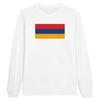 Футболка с длинными рукавами - PIXELFORMA - Drapeau de l'Arménie - 100% хлопок - Длинные мужчины - Coupe régulière