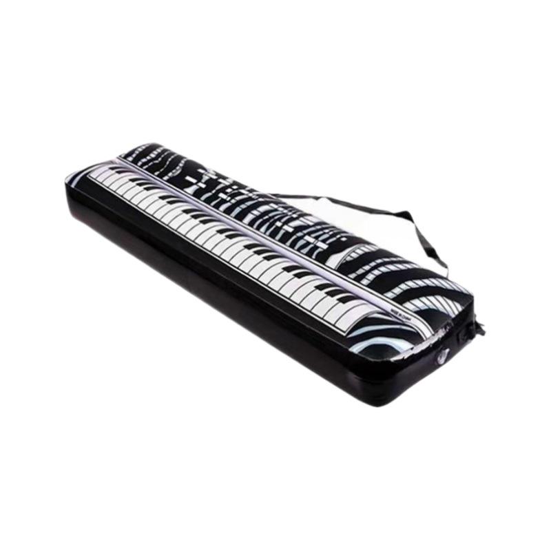 Набор надувных музыкальных инструментов из ПВХ для детей - Гитара и Микрофон, реквизит для сценических вечеринок.