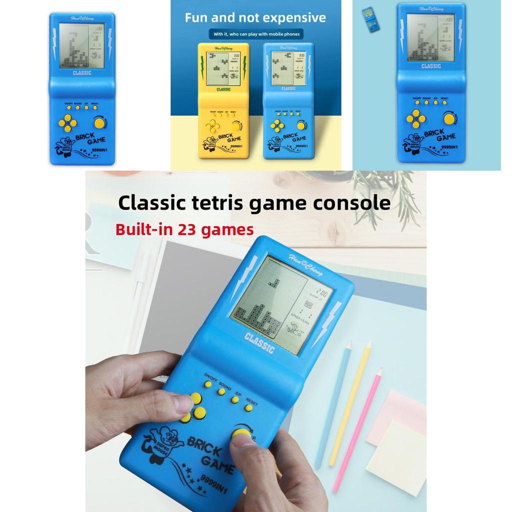 Классическая портативная игровая консоль Тетрис с большим экраном для энтузиастов ретро-игр