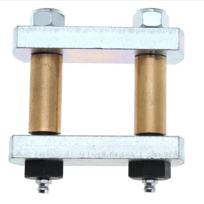 Compatible with CRE3000 Genuine Equaflex 3 1/8 inch shackle hanger upgrade kit for trailer truck axle suspension kits.