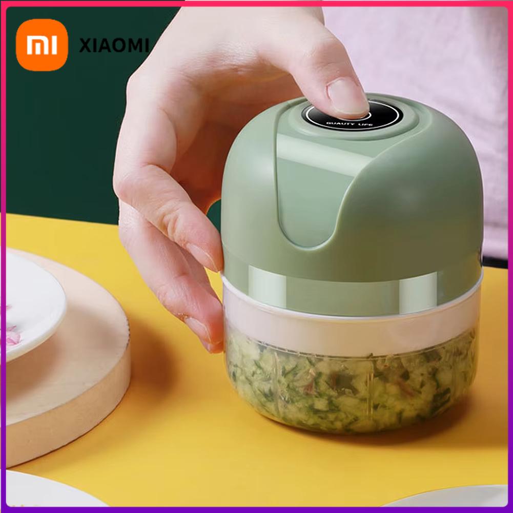 Xiaomi Mini Electric Meat Grinder 250ML Garlic Puree Machine Onion Ginger Chili Chopper Kitchen Food Mixer