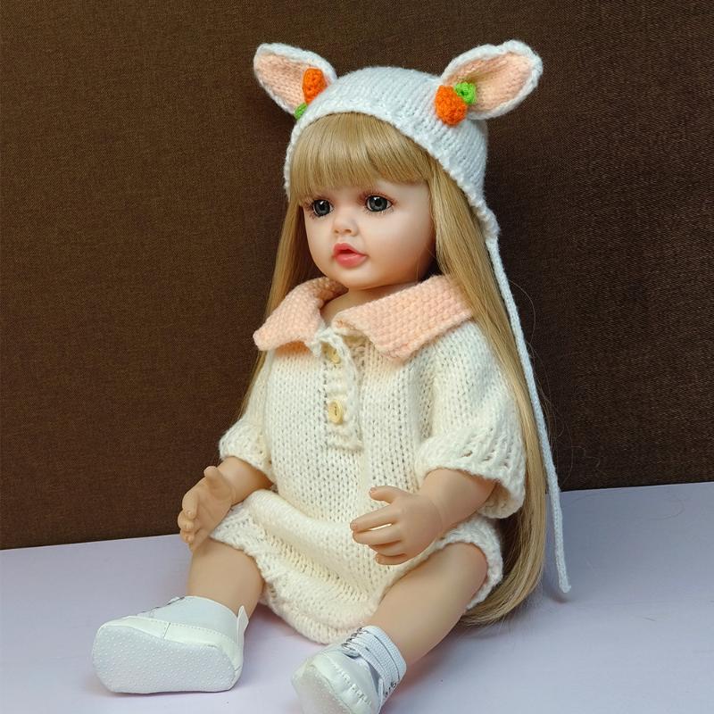 22 Inch Fantasy Toddler Reborn Doll Betty 55cm Silicone Full Body Waterproof Newborn Babies Doll Lifelike Baby Toy Dolls for Girls Kid Holiday Present