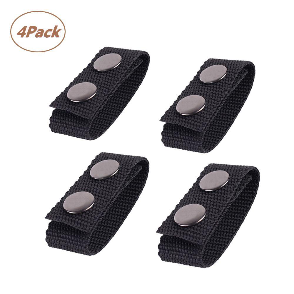 1/4/8Pcs Portable Outdoor Double Snaps Nylon Strap Heavy Duty Belt Buckle Belt Keeper