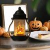 Halloween Candle Lantern LED Lamp Table Centerpiece Prop Decorative Night Light for Club Farmhouse