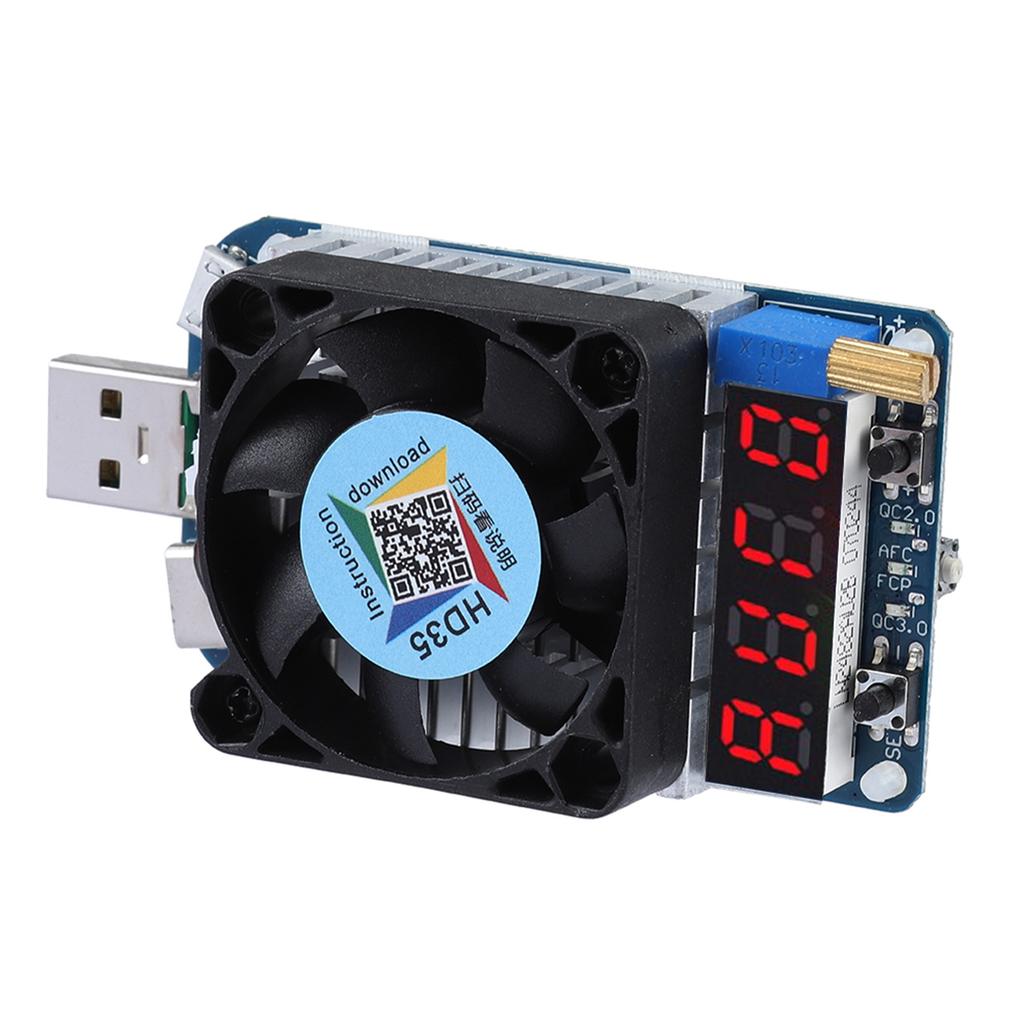 USB электронный нагрузочный резистор напряжение расходомер разрядка аккумулятора тестер HD35 (5A35W)