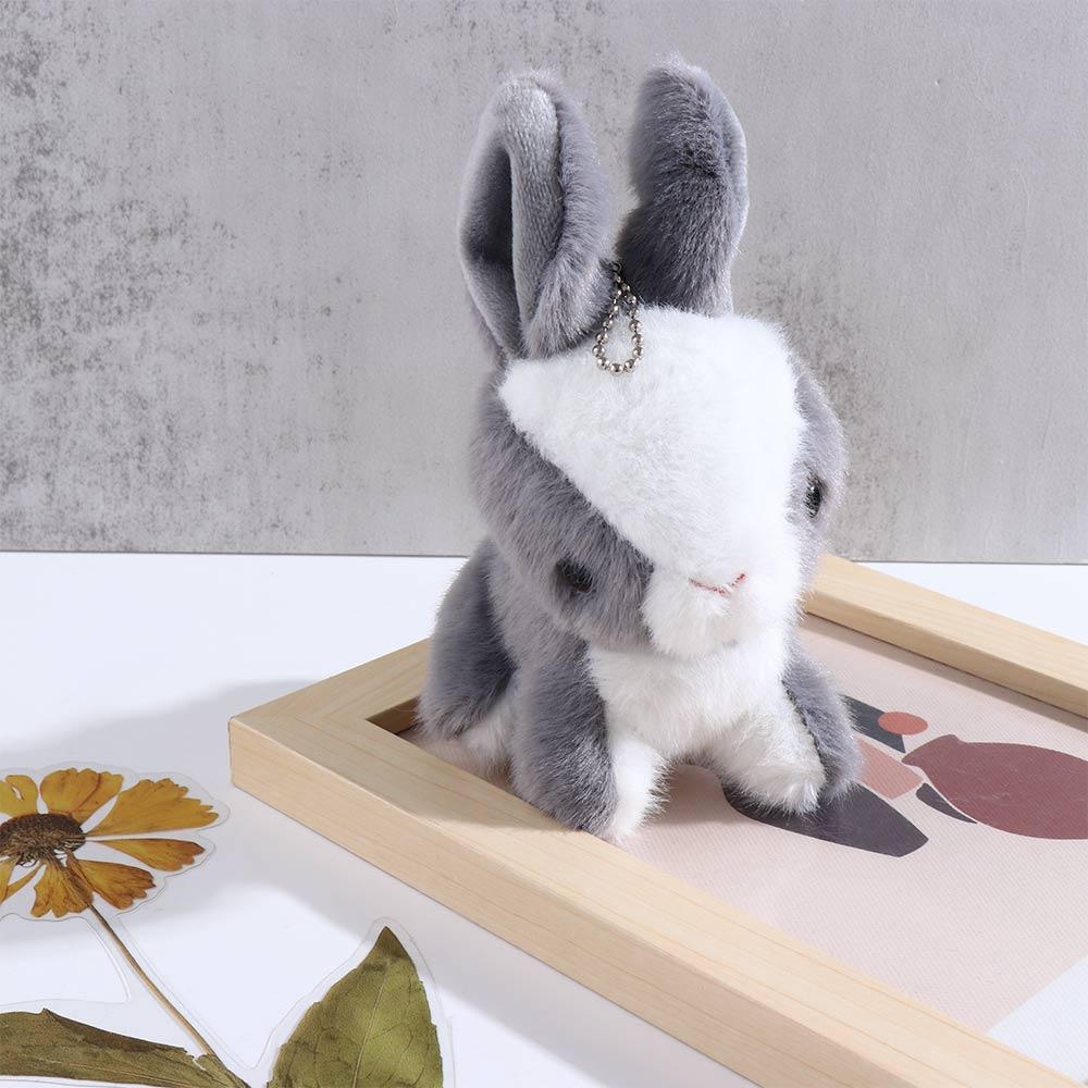Girls Keychain Plush Rabbit Pendant Plush Rabbit Toy Plush Bunny Key Chain Plush Rabbit Keyring