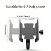 Motorcycle Aluminum Alloy Metal Bicycle Mobile Phone Holder GPS Navigation Stand Special Motorcycle Bike Riding Smartphone Mount