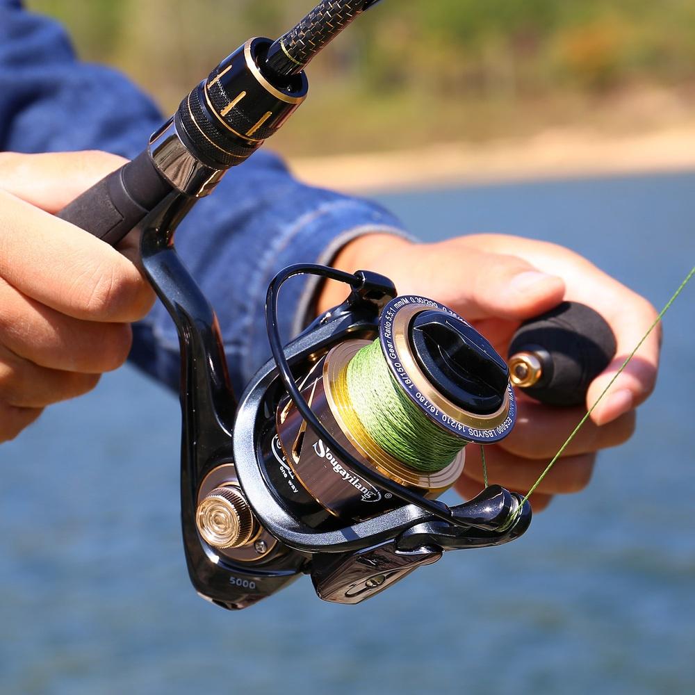Spinning Reels 14BB Metal Spool Super Smooth High Speed Fishing Reel Bass Fishing Tackle Reels