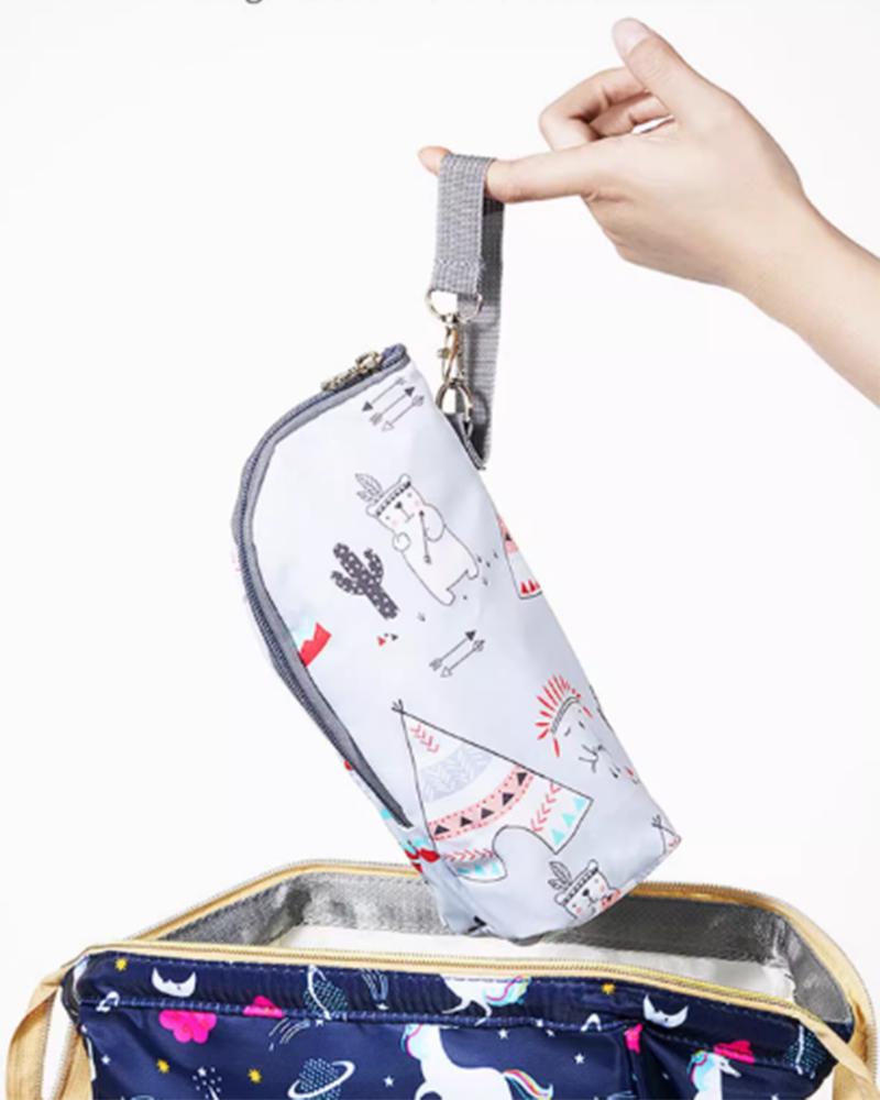 Горячая распродажа удобная сумка для бутылочек для мамы на выход, изоляция из алюминиевой формы, сумка-мумия аксессуары, сумка для подгузников