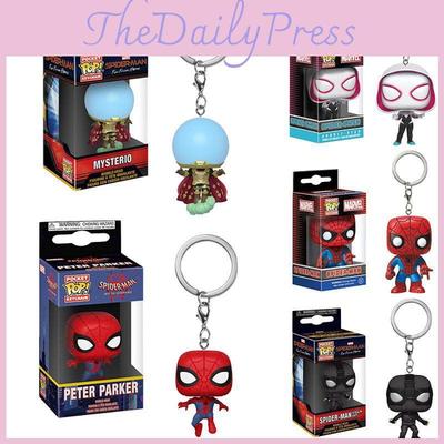 Прочный ПВХ Брелок Паук Карманный Фанко Экшн-фигурка для Коллекционеров