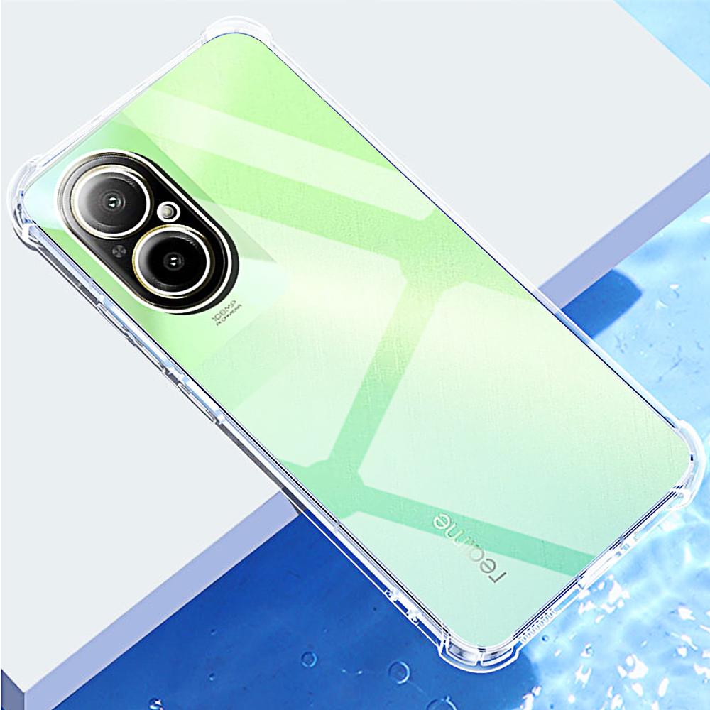 Противоударный чехол для телефона Realme C67 4G, прозрачный силиконовый мягкий чехол из ТПУ C55 C53 C51 C35 C33 2023, задняя крышка C 67 55 53 51 35