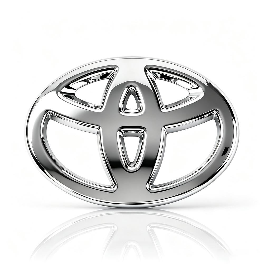 1Pcs Toyota ABS Steering Wheel Emblem Sticker Interior Modification Badge For Toyota Hilux Corolla RAV4 Camry Highlander Yaris