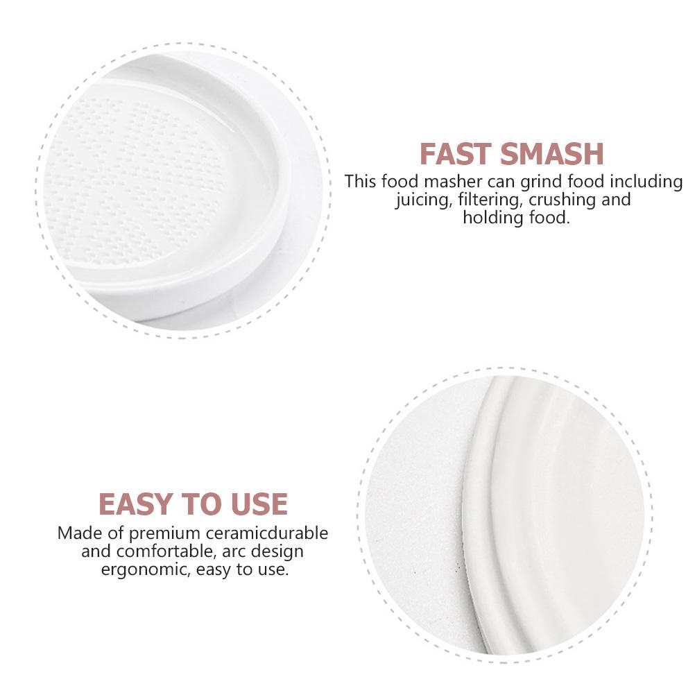 Миксер Блендер Пюре Мельница Чеснокодавка Керамический кухонный инструмент Креативная дробилка для имбиря Изготовление белого пюре