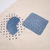 Denim Fabric Hand Embroidery Sashiko Kit Water Soluble Hand Quilting Sewing Supplies  for Beginners