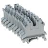 10Pcs Rail Terminal Block Universal Panel Mount Uk 2.5B 32A Screw Connection
