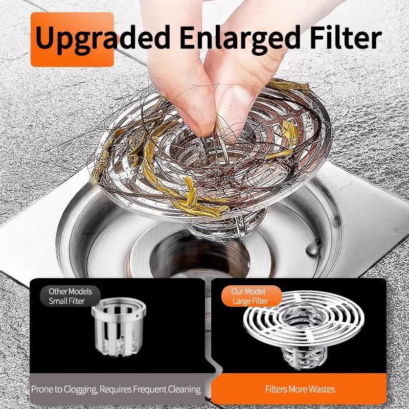 Bath Shower Floor Drain Filter Insect-Proof Closed Lid Anti-Return Drain Core Sewer Odor-Proof Drain Core Drain Core Anti-Odor Artifac