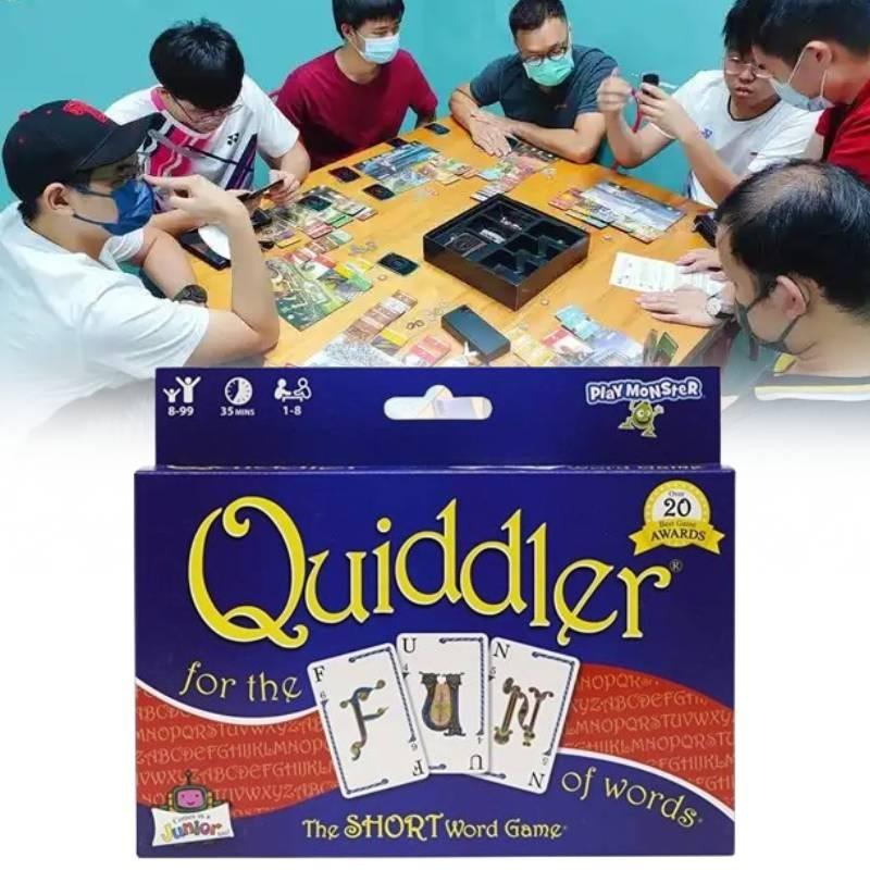 Увлекательная карточная игра Квиддлер для семьи и друзей с дизайном «Пять корон», идеально подходящая для стратегии и веселых посиделок