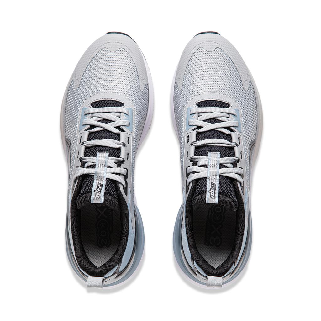 Li Ning Eazgo V2 Низкие Повседневные Беговые Кроссовки Мужские Серый Синий ARSU001-5