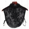 Embroidery False Collars for Women Cotton Adjustable Detachable Shirt Fake Collars Blouse Top Half Shirt Decoration