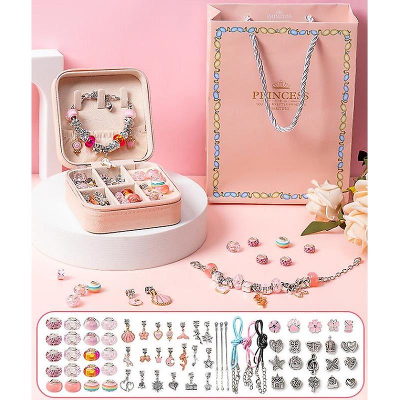 Jewelry Making Kit Bracelets Beads Charms Pendants Gift