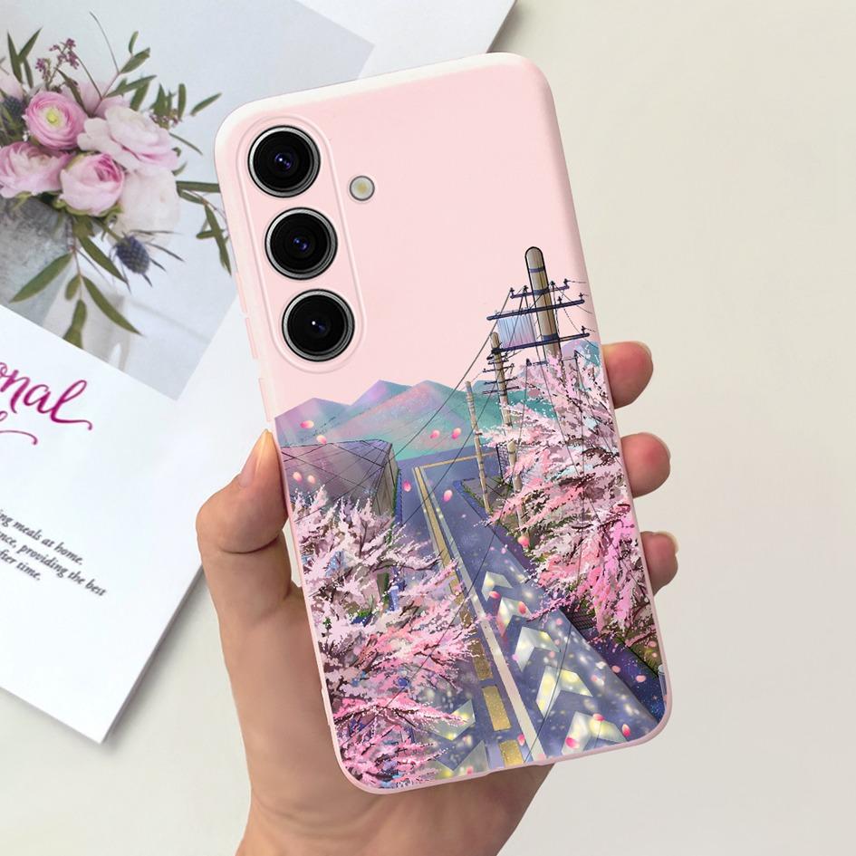 Чехол для Samsung Galaxy S24 Plus Милый Желтый Утенок Астронавт Матовый Силиконовый Мягкий Чехол для Samsung S 24 S24 Ultra S24+ 5G Funda