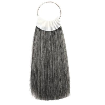 BUMMSEVEN Natural Human Hair Bundle Color Unbleached Total 30 Длина Hairdresser Color Color Hair Color Таблица цветов краски для волос 100% Тест, Серый, Кусочки, Приблизительно. 20см,