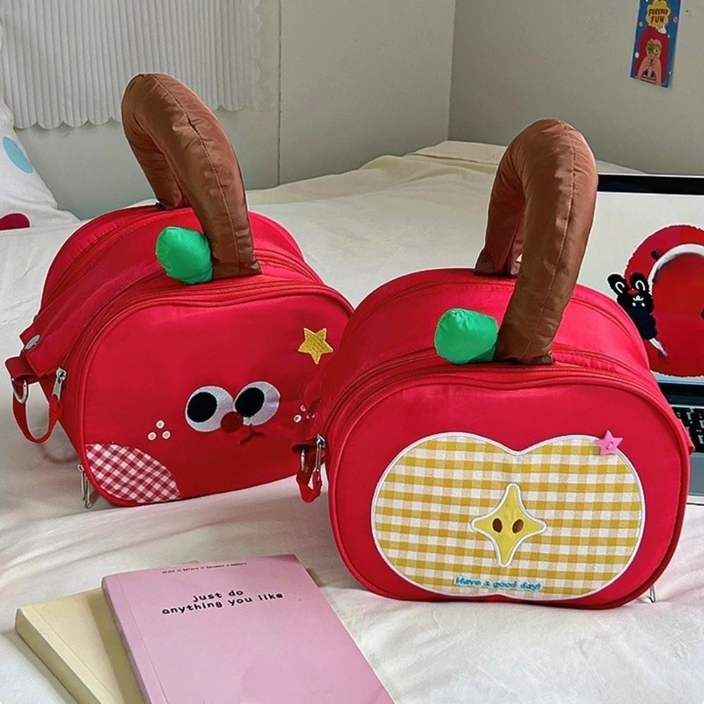 Storage Fruit Plaid Makeup Bag Portable Travel Cosmetic Container Waterproof Camera Bag Travel