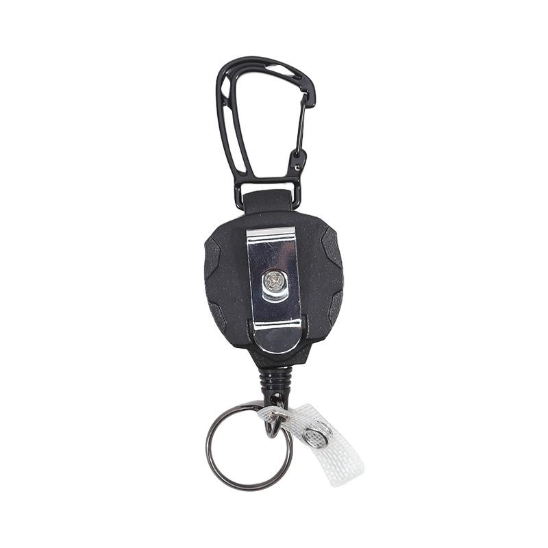 Сверхпрочный держатель для бейджа с выдвижным брелоком, креативный самовыдвижной брелок для бейджа, держатель для удостоверения личности