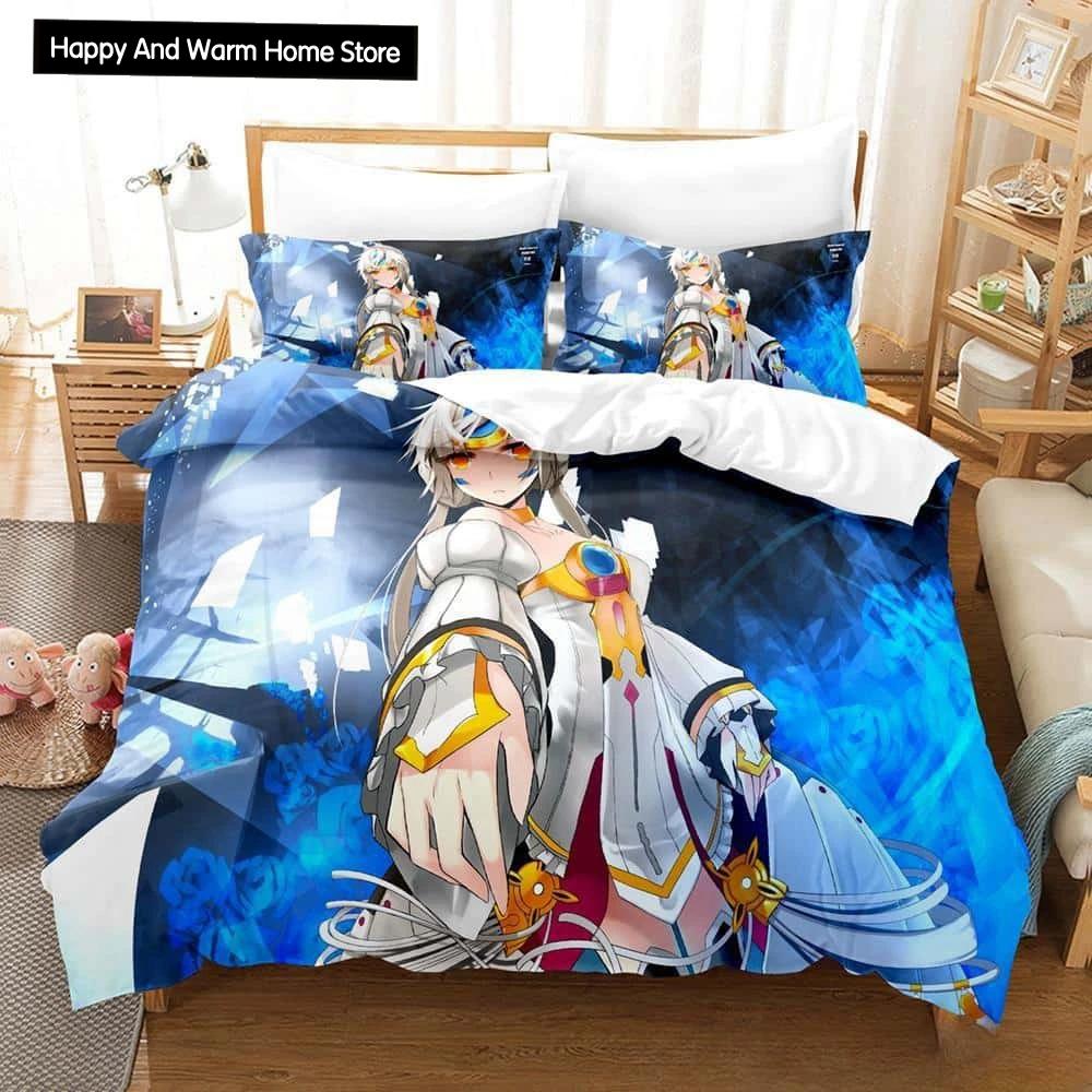 3D Печать Аниме Elsword Комплект Постельного Белья Односпальный Двуспальный Полный Queen King Размер Комплект Постельного Белья Для Взрослых Мальчиков Спальни Пододеяльник Комплекты Для Домашнего Текстиля