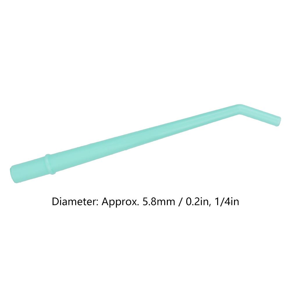 25 шт. Стоматологические хирургические аспирационные наконечники Одноразовый набор трубок для отсасывания слюны (Зеленый Большой)