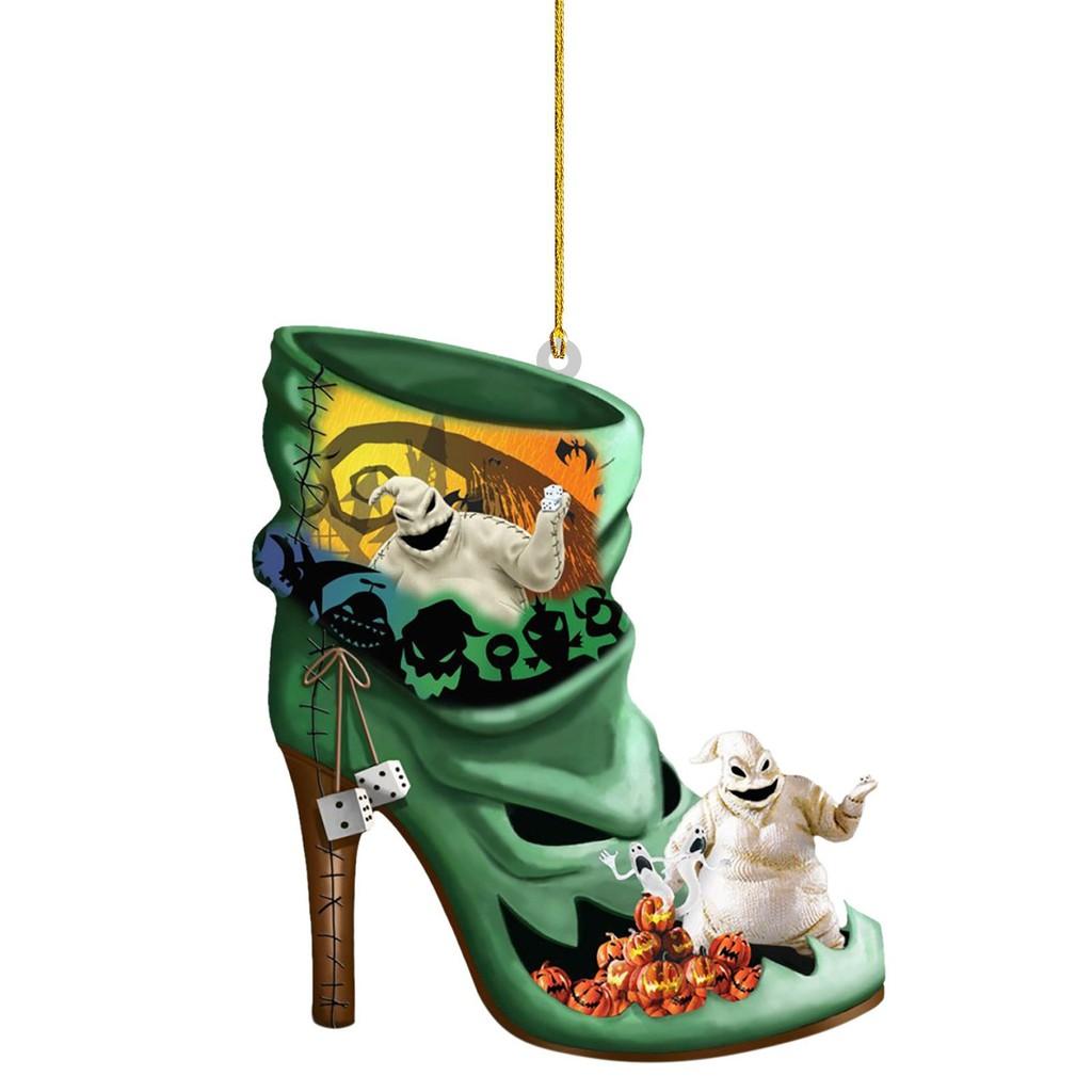 Тим Бёртон Кошмар перед Рождеством Акриловое Подвесное Украшение Джек Скеллингтон Доктор и Мэр Фигурка Украшение для Автомобиля
