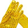 Punk Disco Costume Gothic Club Handwear Dancing Gloves Shining Sequins Gloves Performance Mittens