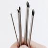 6pcs/set Pottery Punch Hole Teapot Mouth Punching Tools Full Circle Punch Drilling Purple Clay Pot Tool Stainless Steel Clay Tools